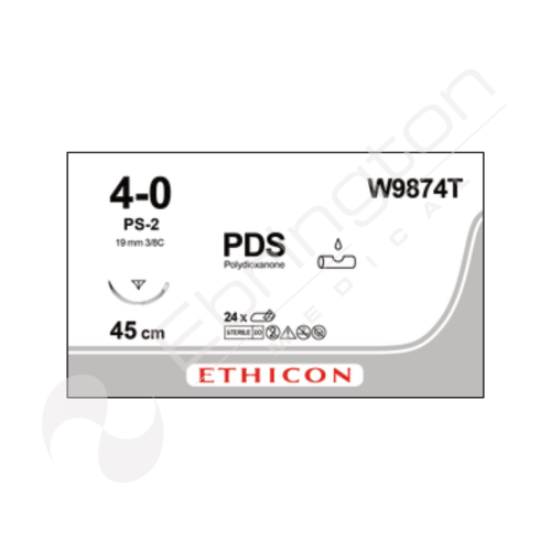 PDS II Sutures W9874T x 24