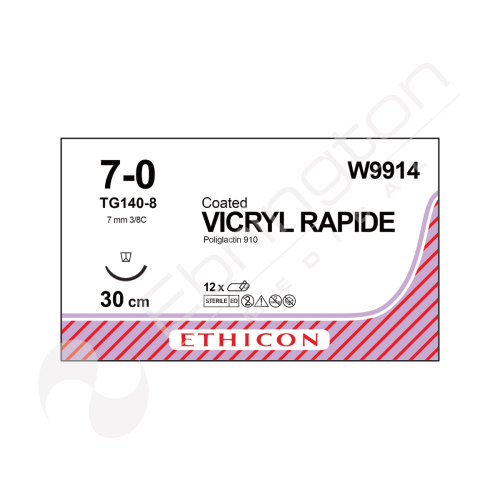 Vicryl Rapide Sutures W9914 x 12